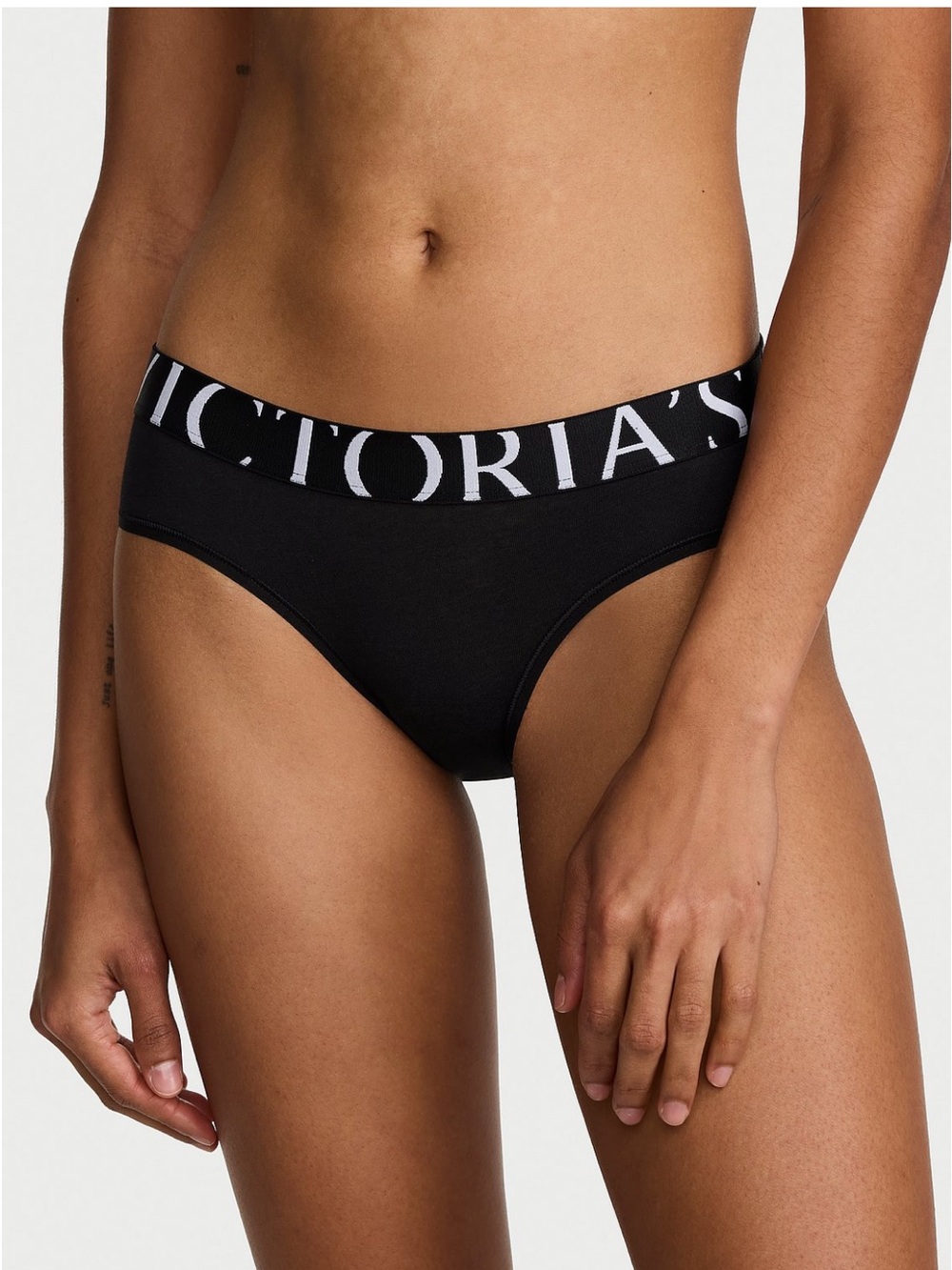 Victoria's Secret Exploded Logo Cotton Hiphugger Panty size medium new with tags